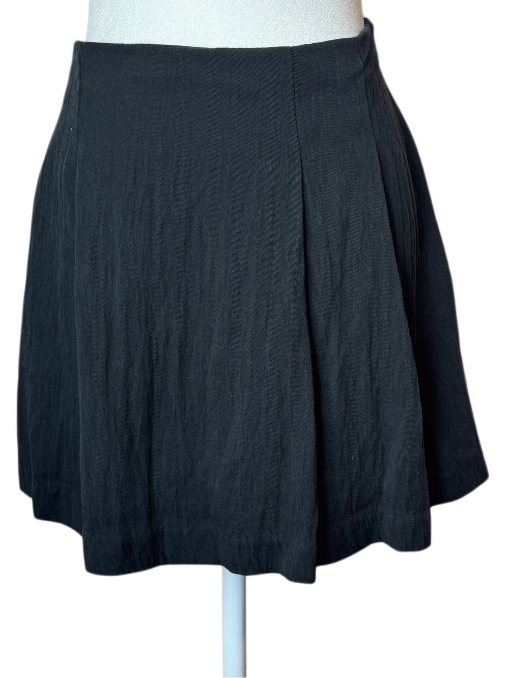 A New Day Black Skort Mini Skirt with Shorts Plus Size 14